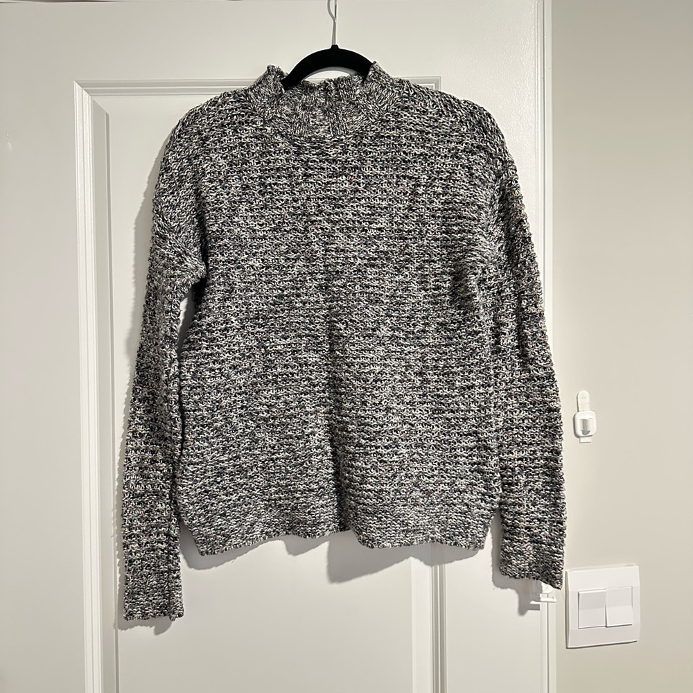 St. John's Bay Black and White Knit Pullover